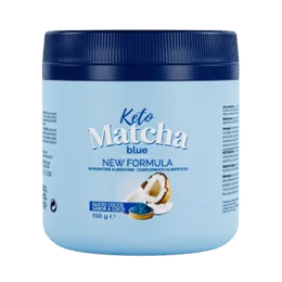 keto matcha blue